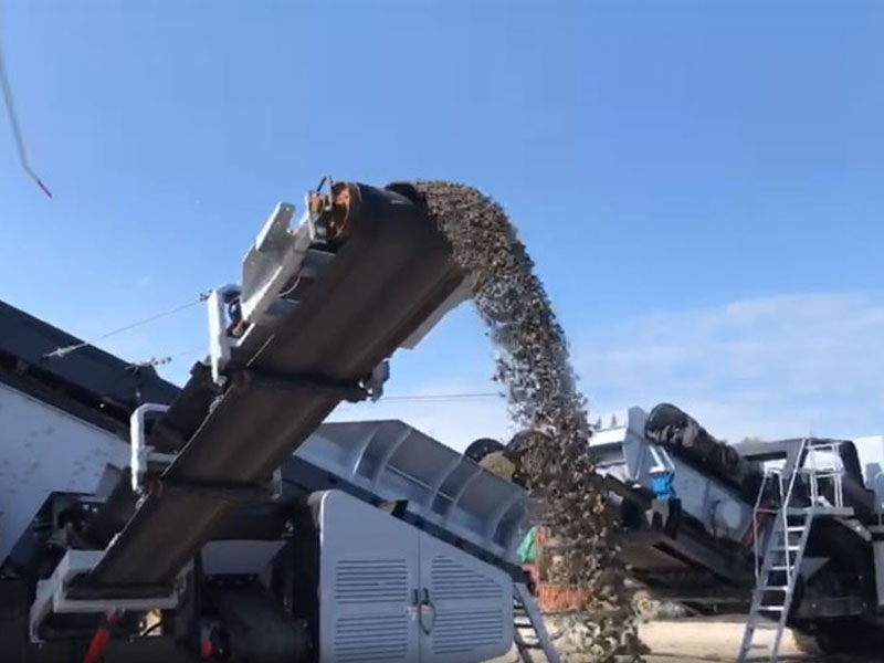 環保型移動石子破碎機 環保型移動石子破碎機