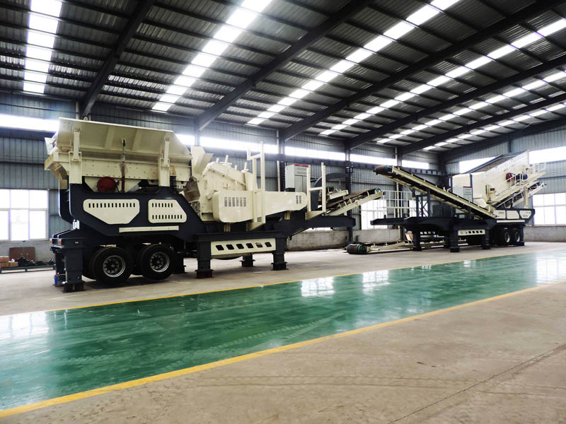 移動(dòng)破碎站生產(chǎn)車間